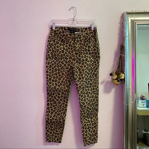 Leopard Cheetah print pants size 13